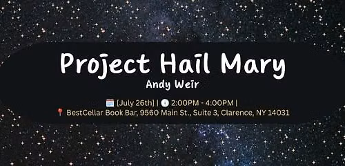 July Book Discussion - Project Hail Mary