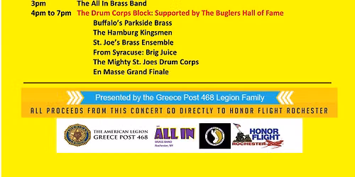 The 2026 Ultimate Brasstacular Benefit Concert for Honor Flight Rochester