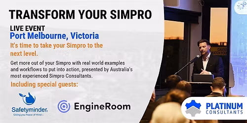 Melbourne, get the most out of Simpro! Expert Tips, Tricks & New Features!
