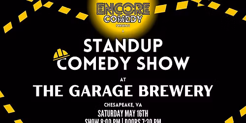 Standup Comedy at The Garage Brewery (Chesapeake, VA)