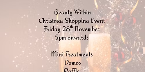 Beauty Within Christmas Shopping Event