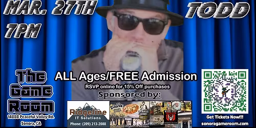 GAMES AND GROOVES: Live Music \u2013 Willie Todd (Harmonica Driven Blues)