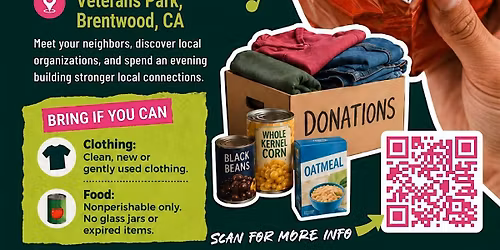 Free Community BBQ, Clothing and Food Drive!
