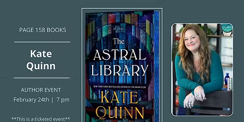 Author Event: Kate Quinn
