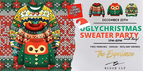 Queen City Ugly Sweater Christmas Day Party