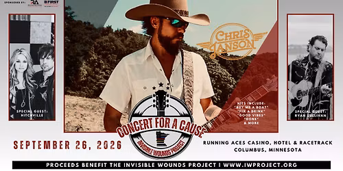 Invisible Wounds Project's Concert For a Cause w\/ Chris Janson