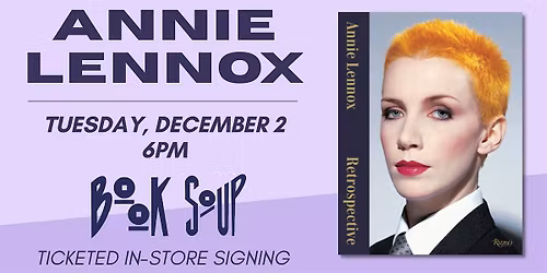 Annie Lennox signs  Retrospective
