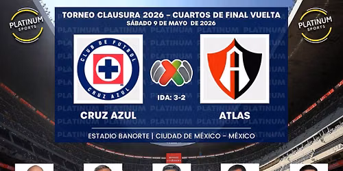Cruz Azul vs Atlas FC Tickets