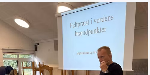 Foredrag med feltpr\u00e6st Peter Sporleder