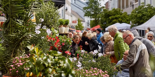 Verkaufsoffener Sonntag mit Fr\u00fchlingsmarkt und Weindorf