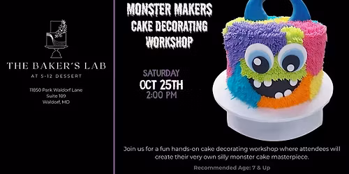 Monsters Makers Cake Decorating Workshop