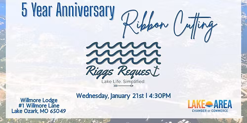 Riggs Request 5 Year Anniversary Ribbon Cutting