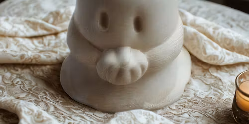 Casper Candle Holders and Halloweentown II - Beginner Pottery Class