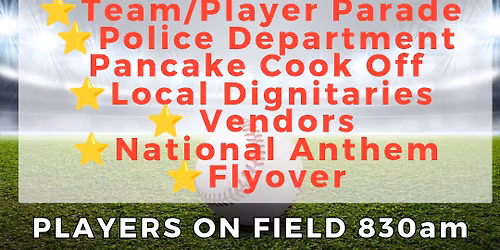 Chino National Little League Opening Day!