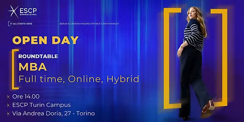 MBA - Full-time, Online, Hybrid - Open Day