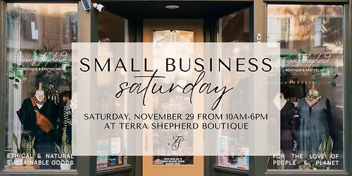 Small Business Saturday Extravaganza