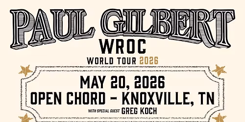 Paul Gilbert at Open Chord