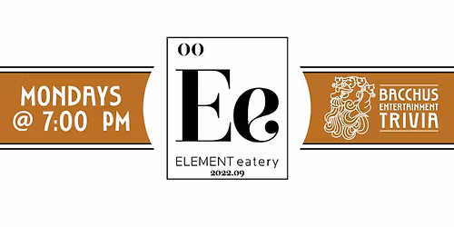 Element Eatery Trivia night!