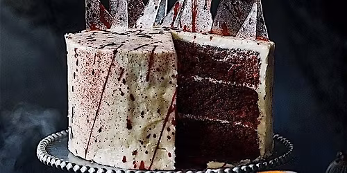 Bloody Glass  Halloween Cake Class