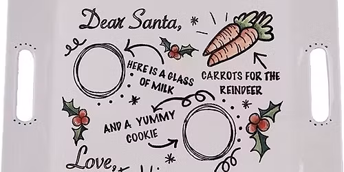 Cookies for Santa\/Christmas Pottery Platter Workshop at ArtSocial 805