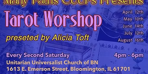 Tarot Workshop - presented by Alicia Toft