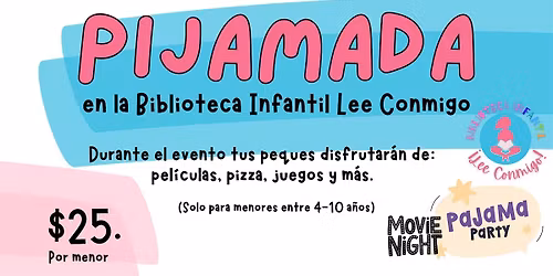 Pijamada | Biblioteca Infantil Lee Conmigo