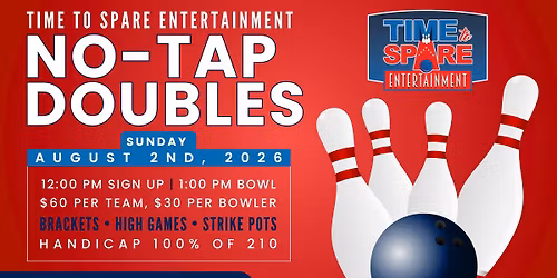 Sunday No Tap Doubles - August