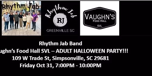 Rhythm Jab Band - Vaughn's Adult Halloween Party!!!