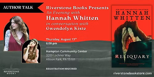 An Evening with Hannah Whitten