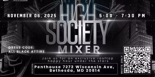 The High Society Mixer