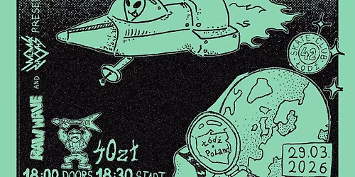 Raw Wave - THE GOBS x CITRIC DUMMIES x RETAIN MIND - \u0141\u00d3D\u0179 SKATE CLUB