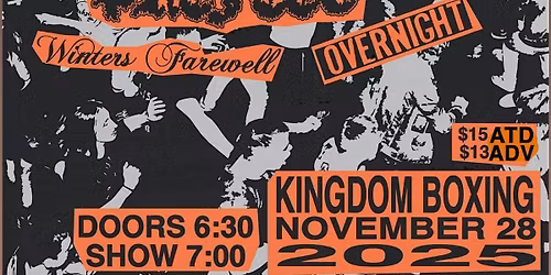 SKIN TICKET TERRITORY PREFECT OVERNIGHT WINTER'S FAREWELL