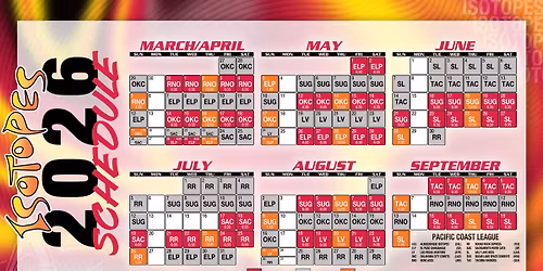 Albuquerque Isotopes vs. Salt Lake Bees