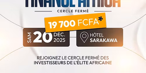 Conf\u00e9rence FINANCE AFRICA