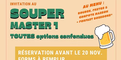 Souper de cours M1 Agro : Renaissance