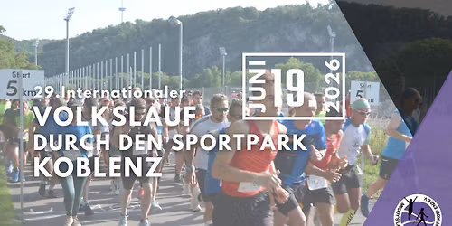 29. Volkslauf durch den Sportpark Koblenz