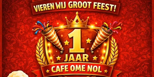1 JAAR CAFE OME NOL