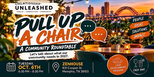 PULL UP A CHAIR: COMMUNITY CHECK-IN