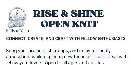 Rise & Shine knitting 