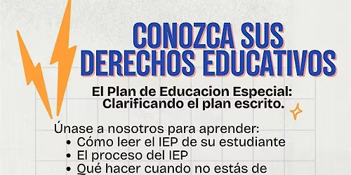 Conozca Sus Derechos Educativos Un Guia de IEP