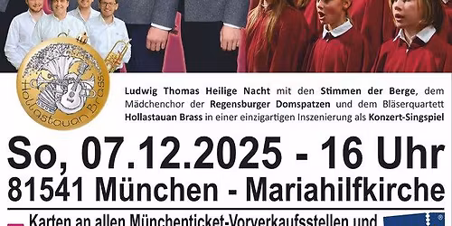 81541 M\u00fcnchen - Heilige Nacht mit M\u00e4dchenchor Domspatzen, Hollastauan Brass