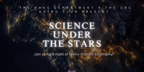 Science Under The Stars: De-Stress Event