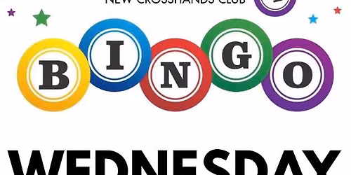 Wednesday Afternoon Bingo. 