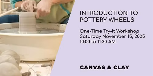Introduction to Pottery Wheels
