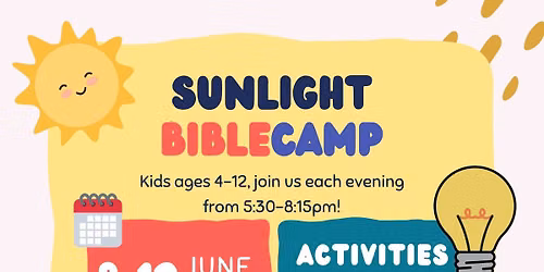 2026 VBS - Sunlight Bible Camp