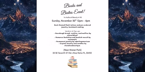 Books and Besties Event! Boca Raton FL by Mizner Park