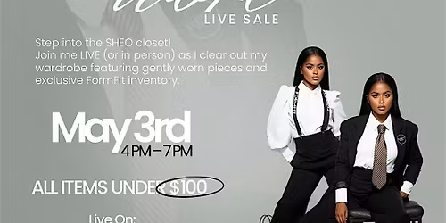 WHAT SHEO WORE LIVE SALE