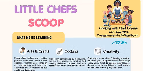 Little Chefs Club...Back to School!