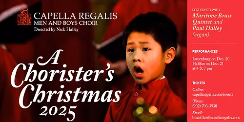A Chorister's Christmas 2025 - Lunenburg