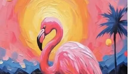 Flamingo Paint Night